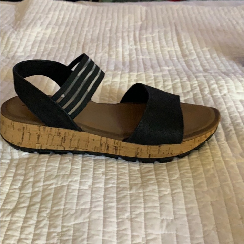 Sketcher platform cork Sandals. Size 6.5